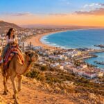 Things to do in Agadir: Agadir bay and camel ride at golden hour
