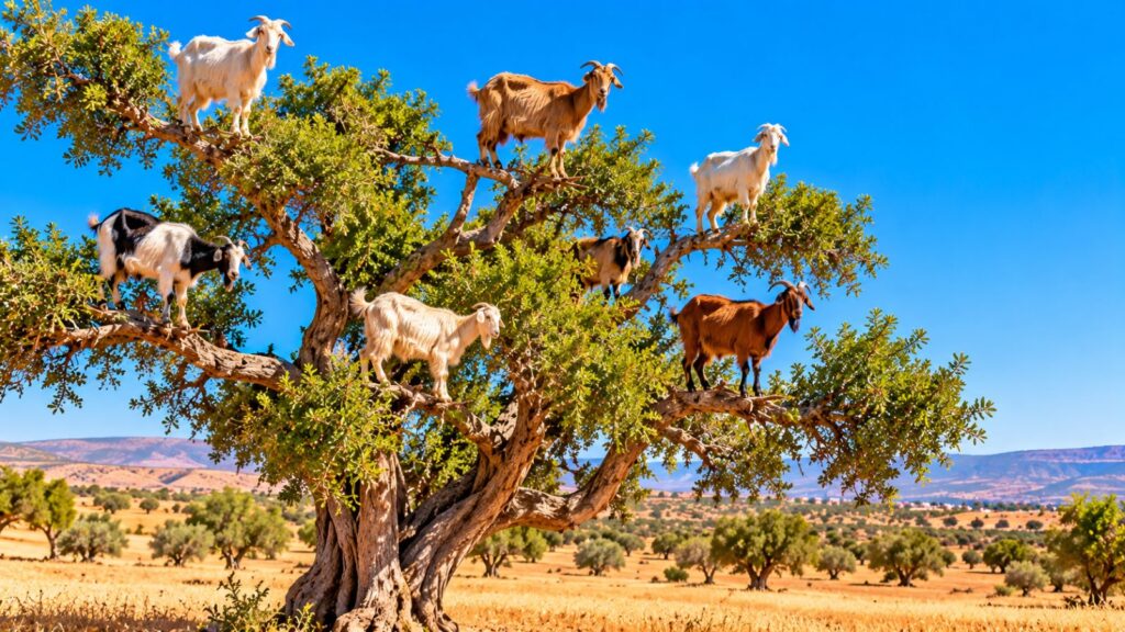 tree climbing goats agadir